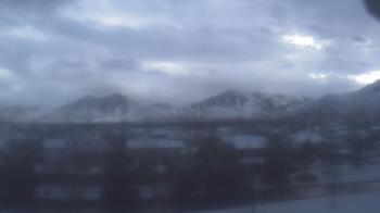 Weather camera view of Blue Peak HS.