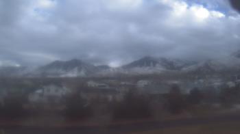 Weather camera view of Blue Peak HS.