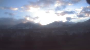 Weather camera view of Blue Peak HS.