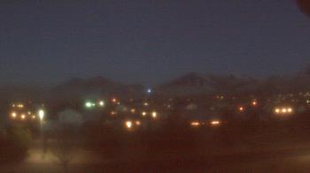 Weather camera view of Blue Peak HS.
