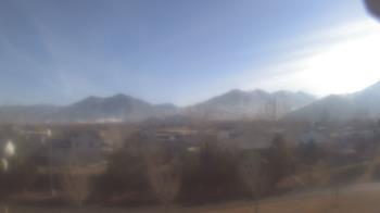 Weather camera view of Blue Peak HS.