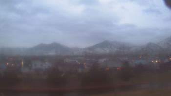 Weather camera view of Blue Peak HS.