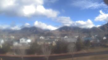 Weather camera view of Blue Peak HS.