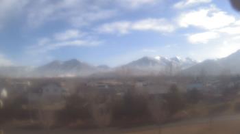 Weather camera view of Blue Peak HS.