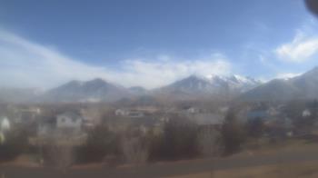 Weather camera view of Blue Peak HS.