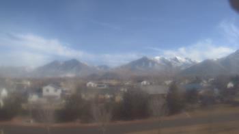 Weather camera view of Blue Peak HS.