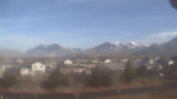 Weather camera view of Blue Peak HS.