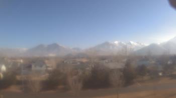 Weather camera view of Blue Peak HS.