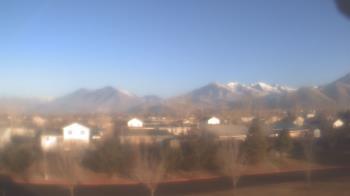 Weather camera view of Blue Peak HS.