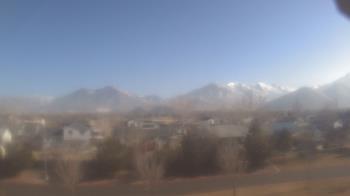 Weather camera view of Blue Peak HS.