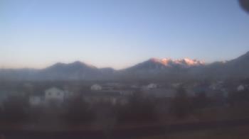 Weather camera view of Blue Peak HS.