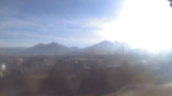 Weather camera view of Blue Peak HS.