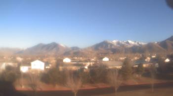 Weather camera view of Blue Peak HS.