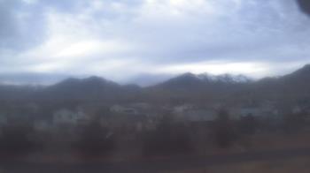 Weather camera view of Blue Peak HS.