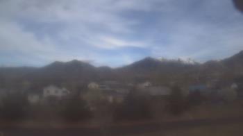 Weather camera view of Blue Peak HS.