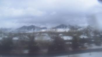 Weather camera view of Blue Peak HS.
