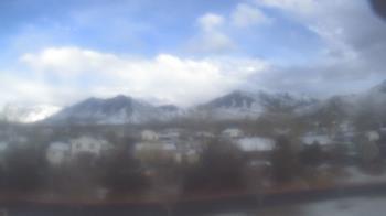 Weather camera view of Blue Peak HS.