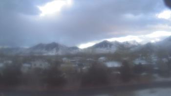 Weather camera view of Blue Peak HS.