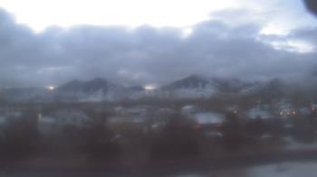 Weather camera view of Blue Peak HS.