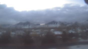 Weather camera view of Blue Peak HS.