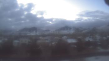 Weather camera view of Blue Peak HS.