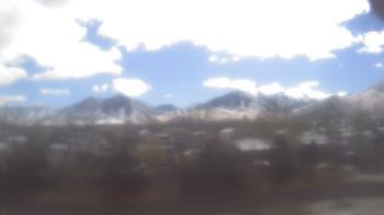 Weather camera view of Blue Peak HS.