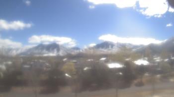 Weather camera view of Blue Peak HS.