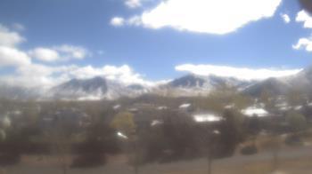 Weather camera view of Blue Peak HS.