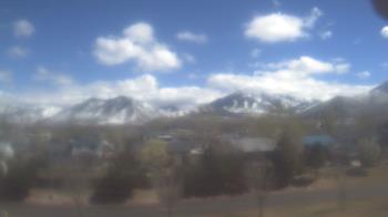 Weather camera view of Blue Peak HS.