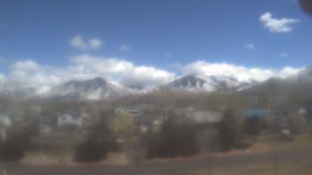 Weather camera view of Blue Peak HS.