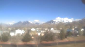 Weather camera view of Blue Peak HS.