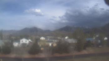 Weather camera view of Blue Peak HS.