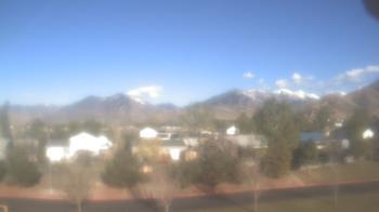 Weather camera view of Blue Peak HS.