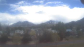 Weather camera view of Blue Peak HS.
