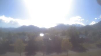 Weather camera view of Blue Peak HS.