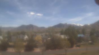 Weather camera view of Blue Peak HS.