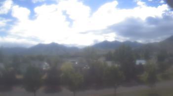 Weather camera view of Blue Peak HS.