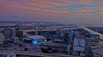 Weather camera view of One Tampa City Center.