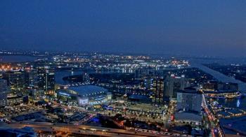 Weather camera view of One Tampa City Center.