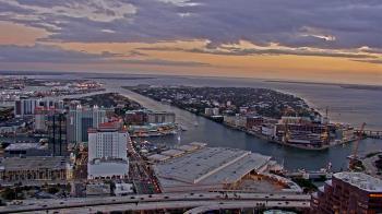 Weather camera view of One Tampa City Center.
