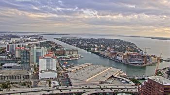 Weather camera view of One Tampa City Center.