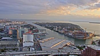 Weather camera view of One Tampa City Center.