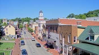 Weather camera view of Town of Jonesborough.