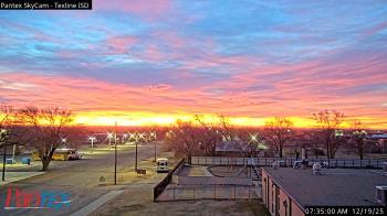 Weather camera view of Texline ISD.
