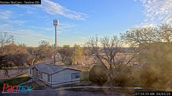 Weather camera view of Texline ISD.