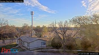 Weather camera view of Texline ISD.