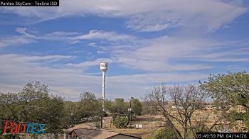 Weather camera view of Texline ISD.