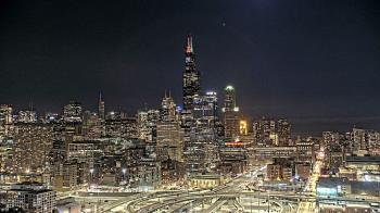 Weather camera view of UIC - University of Illinois Chicago.