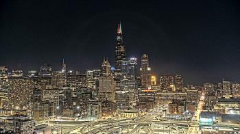 Weather camera view of UIC - University of Illinois Chicago.