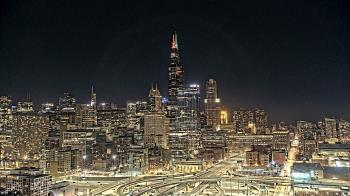 Weather camera view of UIC - University of Illinois Chicago.